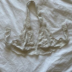 White lace Bralette XL